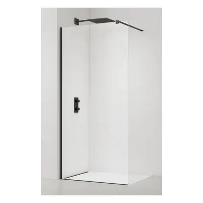 Sprchová zástěna Walk-in 85 cm SAT PVD Gun metal SATBWI85PRGM