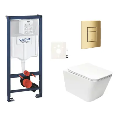 Závěsný wc set do lehkých stěn / předstěnová montáž Swiss Aqua Technologies Infinitio SIKOGRSIN1