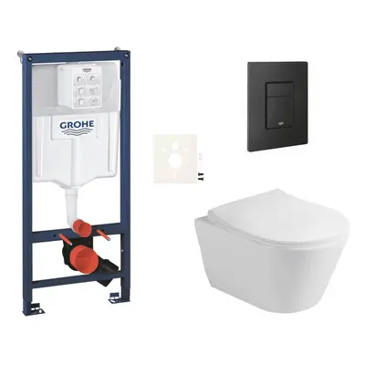 Závěsný wc set do lehkých stěn / předstěnová montáž Glacera Ava SIKOGRSAVAEKF0