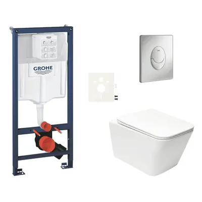 Závěsný wc set do lehkých stěn / předstěnová montáž Swiss Aqua Technologies Infinitio SIKOGRSIN1