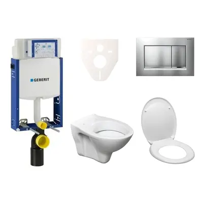 Cenově zvýhodněný závěsný WC set Geberit k zazdění + WC S-Line S-line Pro 110.302.00.5ND7