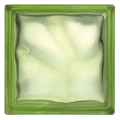 Luxfera Glassblocks green 19x19x8 cm lesk 1908WGREEN