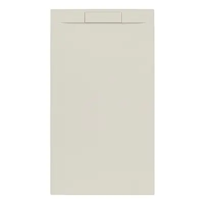 Sprchová vanička obdélníková SAT Fusion 140x90 cm litý mramor Beige SATFU14090BE