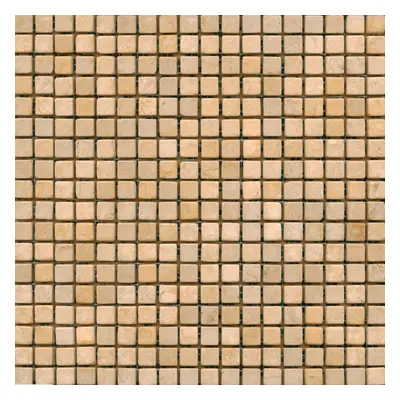 Kamenná mozaika Premium Mosaic Stone béžová 30x30 cm mat STMOS15CRW