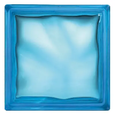 Luxfera Glassblocks azur 19x19x8 cm lesk 1908WAZUR