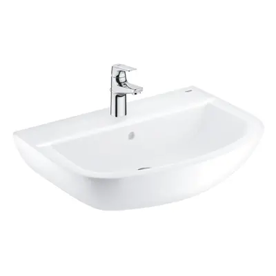 Grohe Bau Ceramic Bundle sada 60,9x44,2 cm alpine-white s baterií start flow otvor pro baterii u