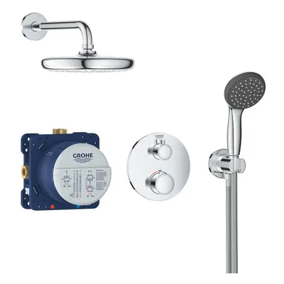 Sprchový systém Grohe Precision Trend New pod omítku včetně podomítkového tělesa chrom 34733002