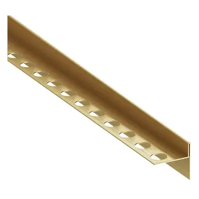 Spádový profil "T" Eviso gold kartáčovaný, nerez PVD, délka 120 cm, výška hrany 11 mm, LSGB0002