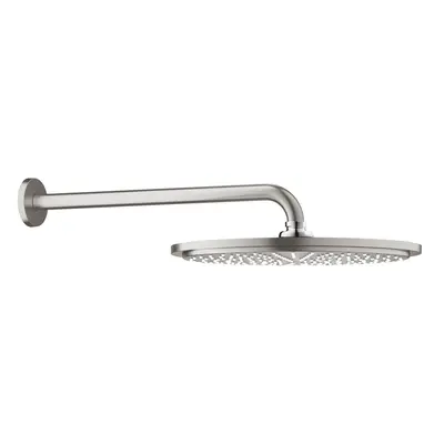 Hlavová sprcha Grohe Rainshower Cosmopolitan Metal včetně sprchového ramena supersteel 26066DC0