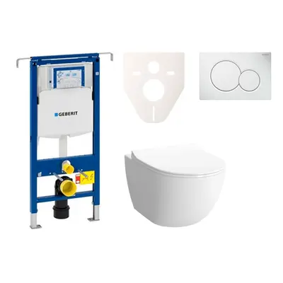 Cenově zvýhodněný závěsný WC set Geberit do lehkých stěn / předstěnová montáž+ WC VitrA VitrA Sh