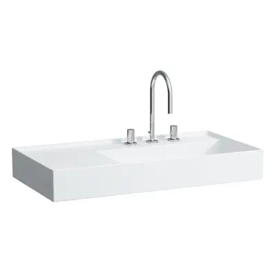 Umyvadlo Laufen Kartell By Laufen 90x46 cm otvor pro baterii, bez přepadu H8103390001111