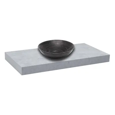 Deska pod umyvadlo bez umyvadla Naturel Dolce 150x8x50 cm beton mat DO15050BE