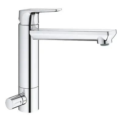 Dřezová baterie Grohe BauEdge 2020 s uzavíracím ventilem chrom 31696000