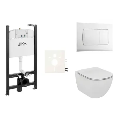 Cenově zvýhodněný závěsný WC set Jika do lehkých stěn / předstěnová montáž+ WC Ideal Standard Te