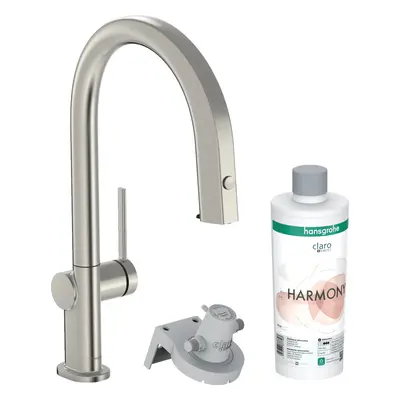 Dřezová baterie Hansgrohe Aqittura bez výpusti nerez 76801800