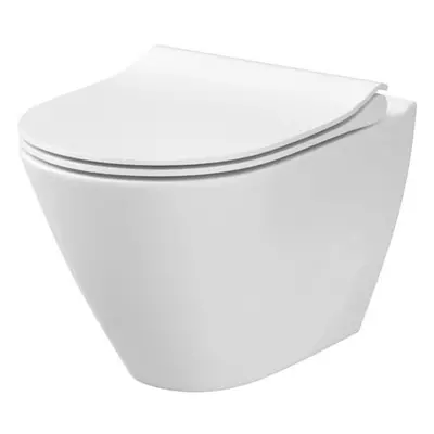 Wc s prkénkem softclose závěsné Cersanit City zadní odpad K701-104-ECO