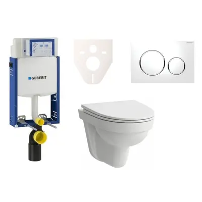 Cenově zvýhodněný závěsný WC set Geberit k zazdění + WC Laufen Laufen Pro Nordic SIKOGE2H4