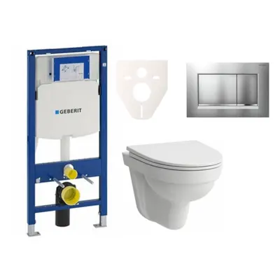 Cenově zvýhodněný závěsný WC set Geberit do lehkých stěn / předstěnová montáž+ WC Laufen Laufen 