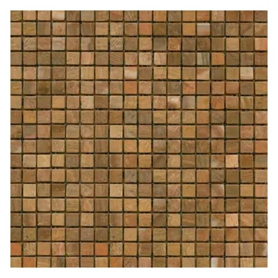 Kamenná mozaika Premium Mosaic Stone oranžová 30x30 cm mat STMOS15ORW