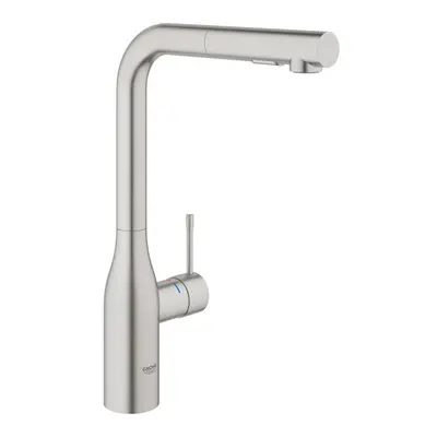 Dřezová baterie Grohe Essence New s vytahovací sprškou supersteel 30270DC0