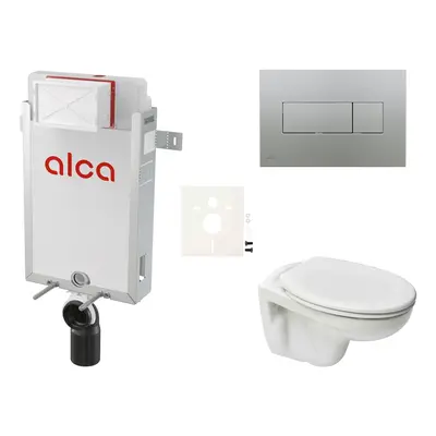 Cenově zvýhodněný závěsný WC set Alca k zazdění + WC S-Line S-line Pro SIKOAP6