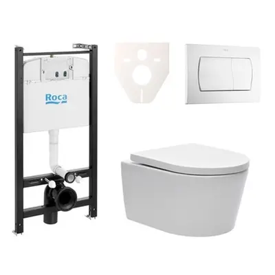 Cenově zvýhodněný závěsný WC set Roca k zazdění + WC SAT Brevis SIKORW1