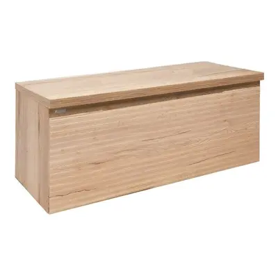 Koupelnová skříňka s krycí deskou Naturel Savona 119x50x44,3 cm dub mat SAVONA120DHDBEZ