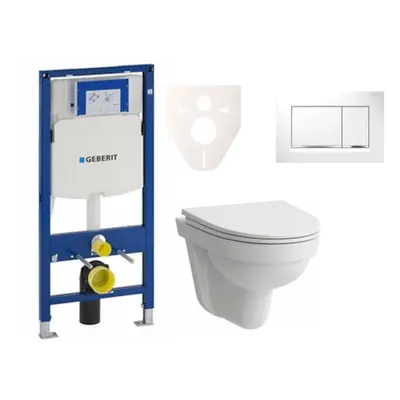 Cenově zvýhodněný závěsný WC set Geberit do lehkých stěn / předstěnová montáž+ WC Laufen Laufen 