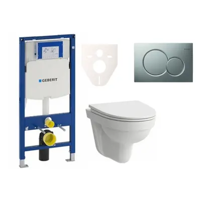 Cenově zvýhodněný závěsný WC set Geberit do lehkých stěn / předstěnová montáž+ WC Laufen Laufen 