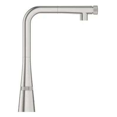 Grohe Zedra Smartcontrol dřezová baterie s otočným raménkem supersteel 31593dc2 G31593DC2