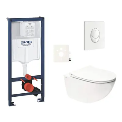 Závěsný wc set do lehkých stěn / předstěnová montáž Swiss Aqua Technologies Infinitio SIKOGRSIN1