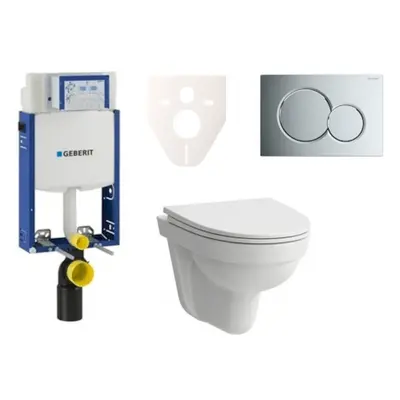 Cenově zvýhodněný závěsný WC set Geberit k zazdění + WC Laufen Laufen Pro Nordic SIKOGE2H2