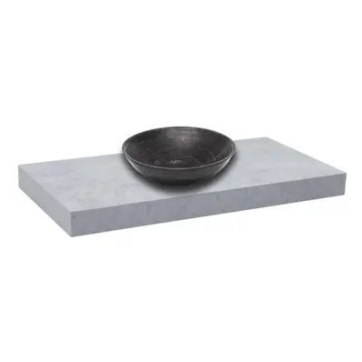 Deska pod umyvadlo bez umyvadla Naturel Dolce 120x8x50 cm beton mat DO12050BE