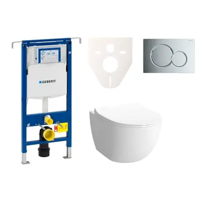 Cenově zvýhodněný závěsný WC set Geberit do lehkých stěn / předstěnová montáž+ WC VitrA VitrA Sh