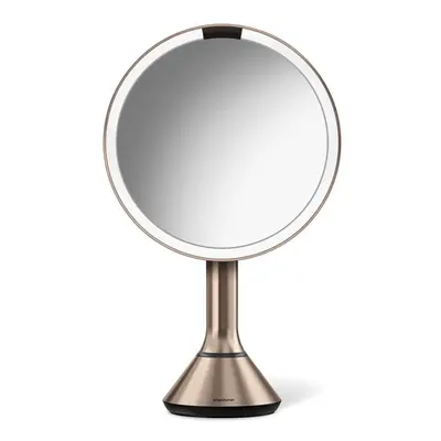 Simplehuman Dual Touch kosmetické zrcátko rose gold nerez ocel SHST3053