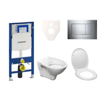 Cenově zvýhodněný závěsný WC set Geberit do lehkých stěn / předstěnová montáž+ WC S-Line S-line 