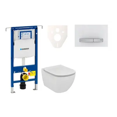 Cenově zvýhodněný závěsný WC set Geberit do lehkých stěn / předstěnová montáž + WC Ideal Standar