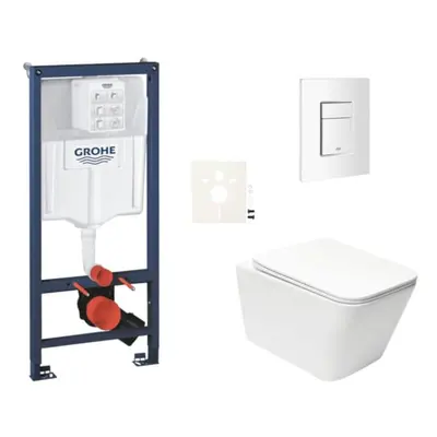 Závěsný wc set do lehkých stěn / předstěnová montáž Swiss Aqua Technologies Infinitio SIKOGRSIN1