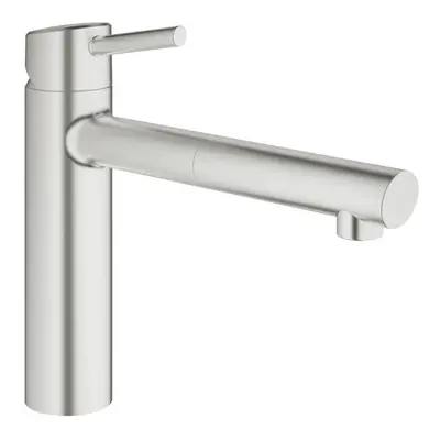 Dřezová baterie Grohe Concetto New s vytahovací sprškou supersteel 31129DC1