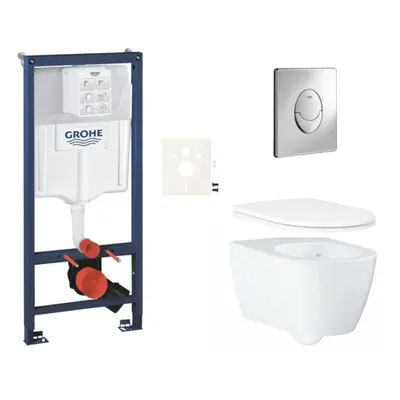 Závěsný wc set do lehkých stěn / předstěnová montáž Grohe Essence SIKOGRSESSA