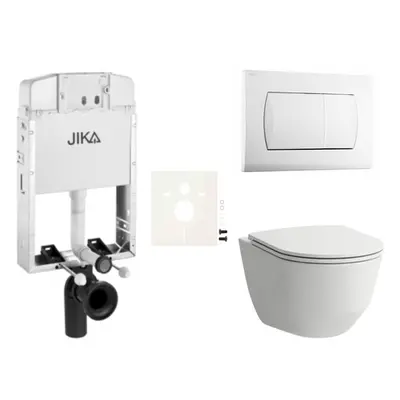 Cenově zvýhodněný závěsný WC set Jika k zazdění + WC Laufen SIKOJL1