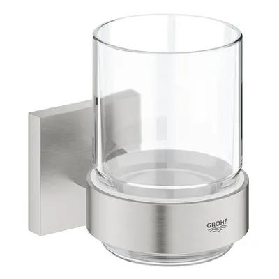 Grohe Start Cube Accessories sklenička s držákem supersteel 41097dc0 G41097DC0