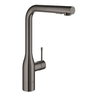 Dřezová baterie Grohe Essence New s vytahovací sprškou Hard Graphite 30270A00