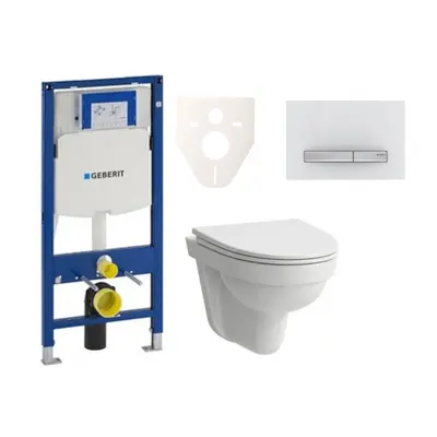 Cenově zvýhodněný závěsný WC set Geberit do lehkých stěn / předstěnová montáž+ WC Laufen Laufen 