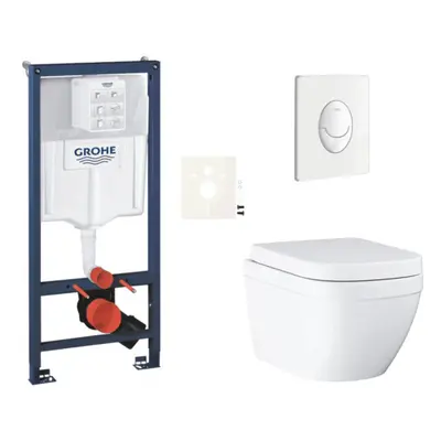 Závěsný wc set do lehkých stěn / předstěnová montáž Grohe Euro Ceramic SIKOGRSEUSASH0