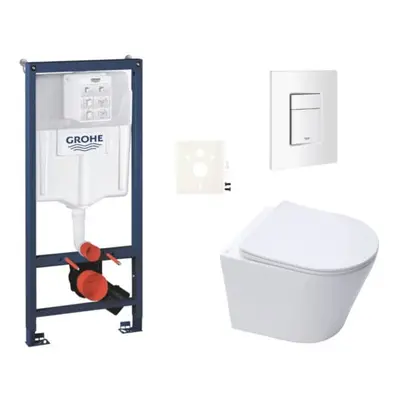 Závěsný wc set do lehkých stěn / předstěnová montáž Swiss Aqua Technologies Infinitio SIKOGRSIN1