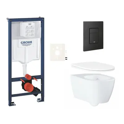 Závěsný wc set do lehkých stěn / předstěnová montáž Grohe Essence SIKOGRSESEKF0