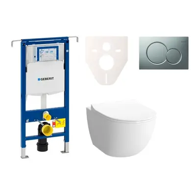 Cenově zvýhodněný závěsný WC set Geberit do lehkých stěn / předstěnová montáž+ WC VitrA VitrA Sh