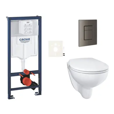 Závěsný wc set do lehkých stěn / předstěnová montáž GROHE Bau Ceramic SIKOGRSBAUSCAL0