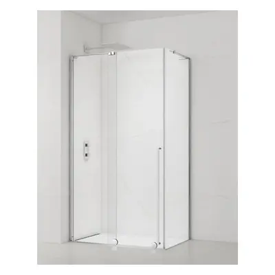 Sprchový kout obdélník 100x80 cm SAT Walk-In Xmotion SATBWIXMN100S80